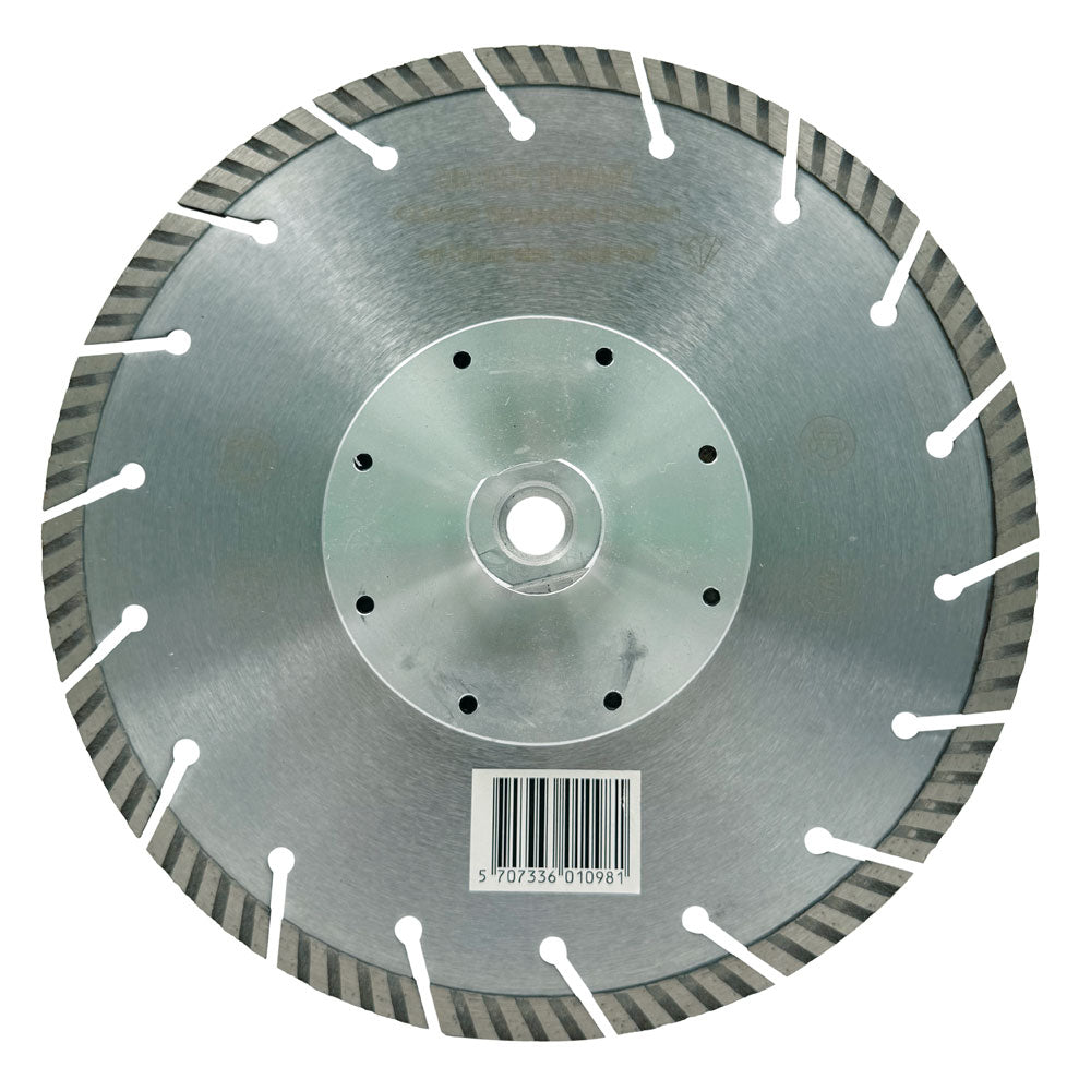 Diamanttrennscheibe 230 mm M14 - TURBO - mit Flansch