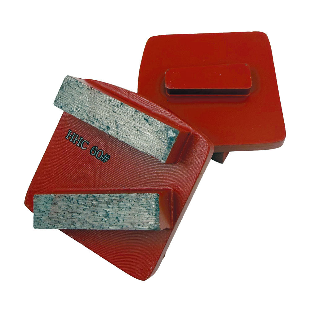 Schleifsegment HHC DIA Körnung 60 - ROT - Für harten Beton - Für Scanmaskin
