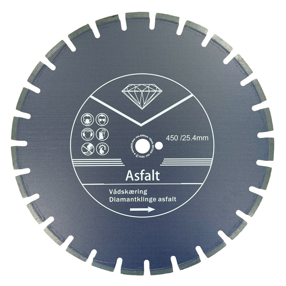 Asphaltblatt 450x25,4 mm - Nassschnitt
