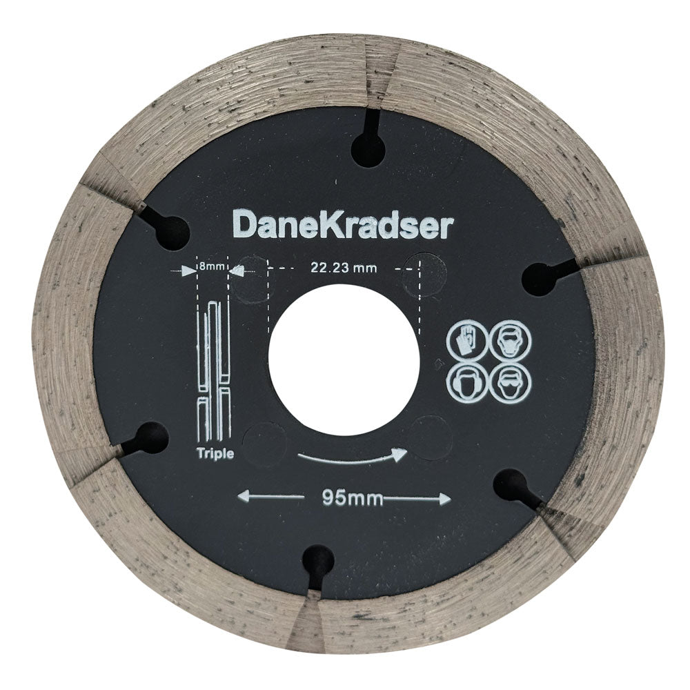 Mörtelfugenfräser DIA 95x8x22,2 mm - zum Ausfräsen von Mauerwerksfugen - für Stoßfugen