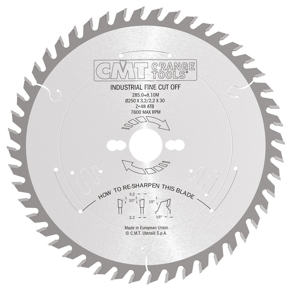Sägeblatt 250mm x 3,2mm x 30mm Z48 GW