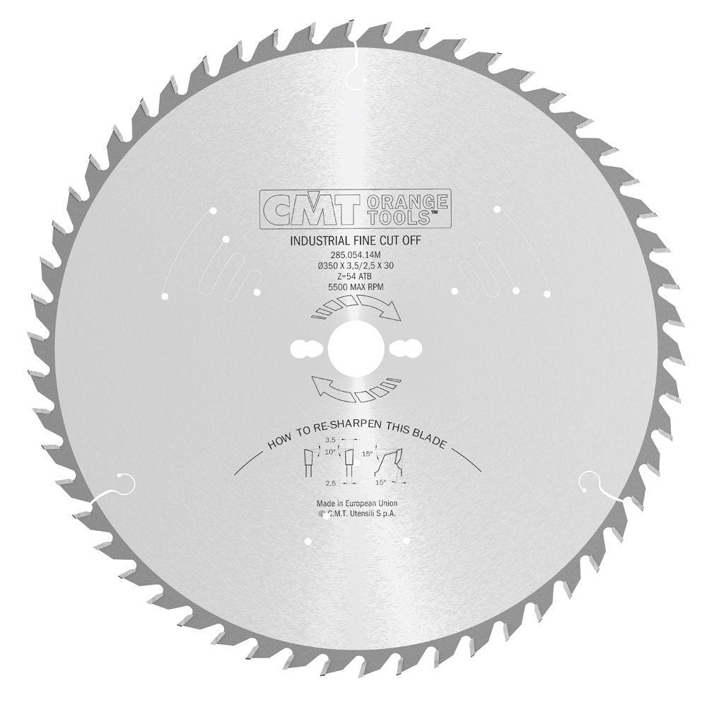 Sägeblatt 350mm x 3,5mm x 30mm Z54 UW