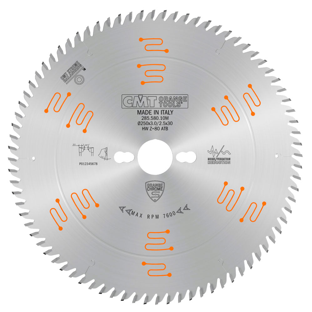 Sägeblatt 250mm x 3,0mm x 30mm Z80 VWD
