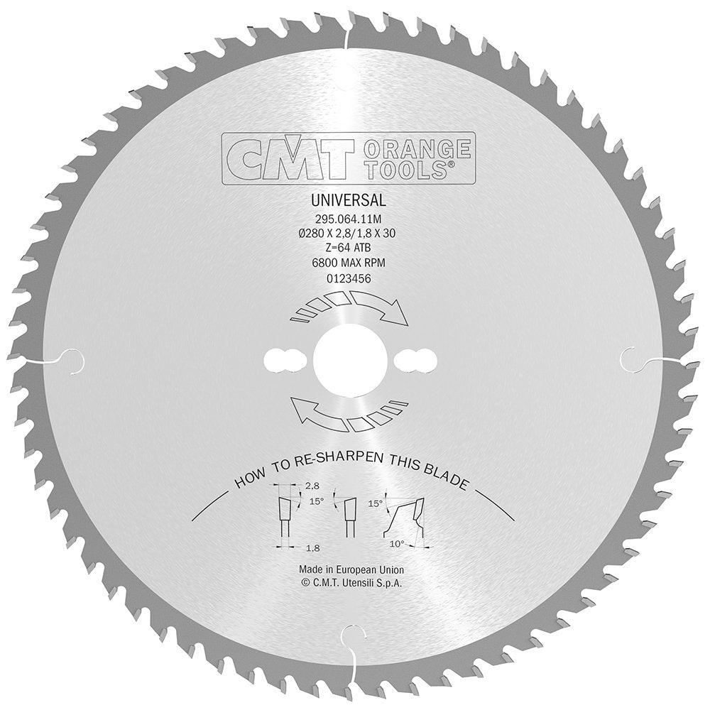 Sägeblatt 280mm x 2,8mm x 30mm Z64 W