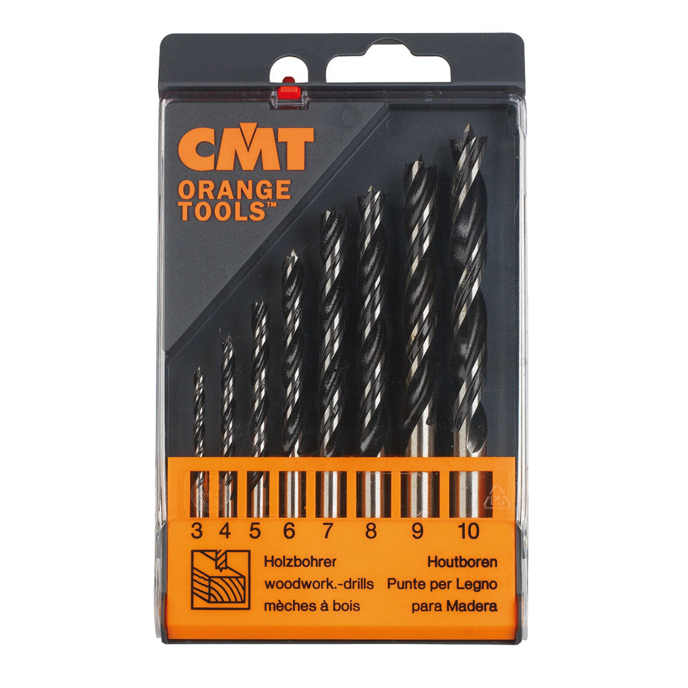 Bohrersatz 3-4-5-6-7-8-9-10mm | 8-teilig | HSS | Hohe Qualität