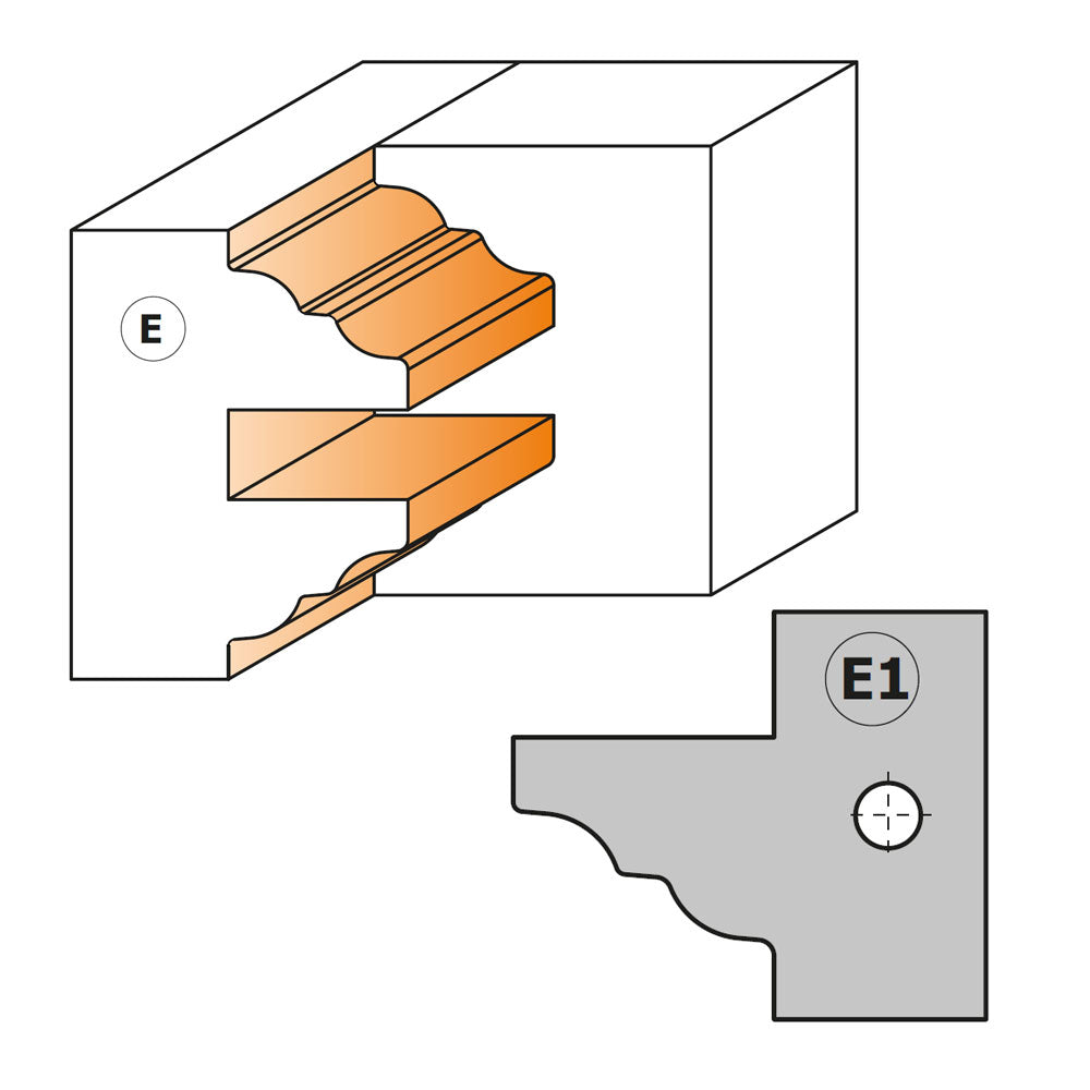 Profileinlage für Profilsatz 694.015 (E1) 2St