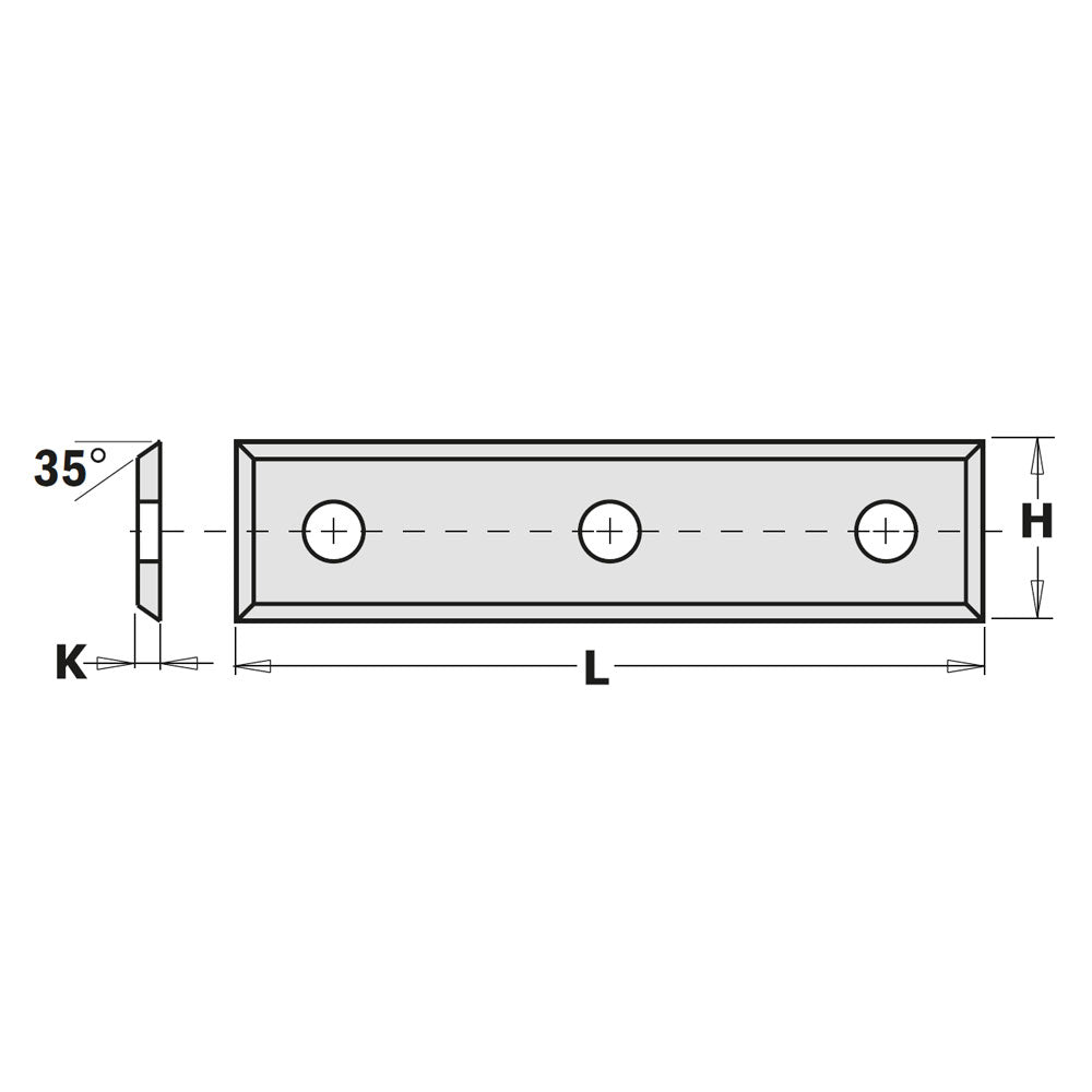 Wendeplattenfräser 50,0mm x 9mm x 1,5mm CMT