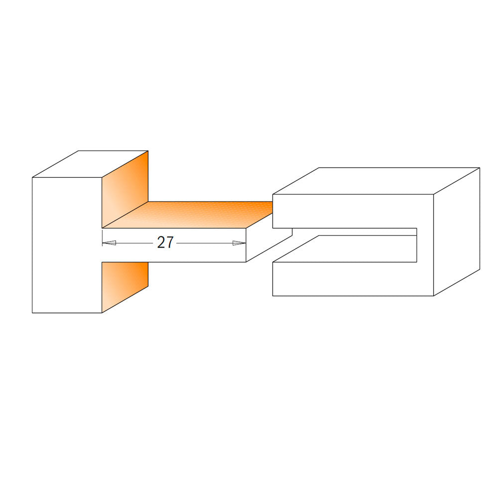 Fräsmessersatz | Nutenfräsersatz Durchmesser 75mm x 34,9mm | Schaft 12mm