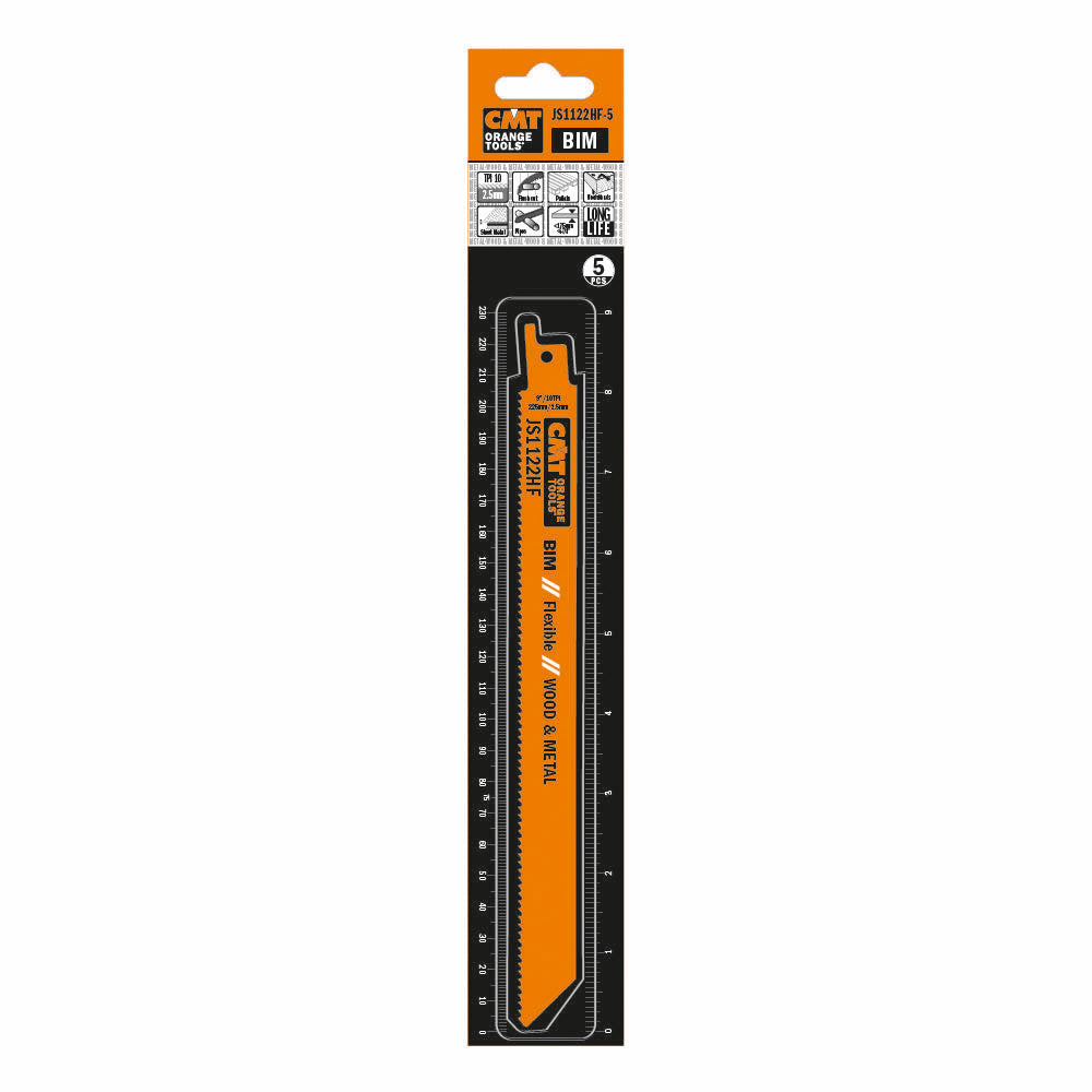Säbelsägeblatt 225mm BIM für Palettenschneiden - 5er Pack