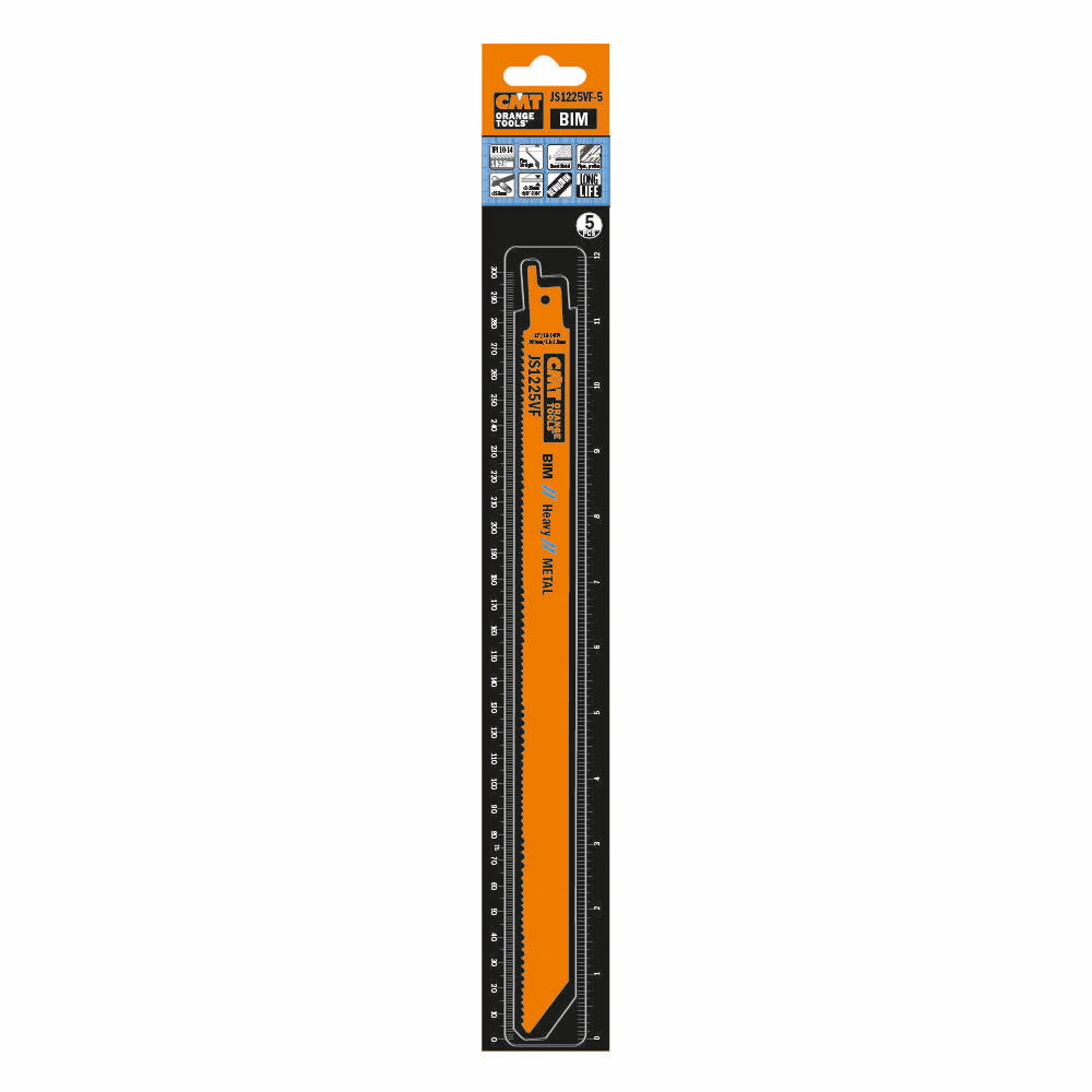Säbelsägeblatt 300mm BIM für dickes Metall - 5er-Pack