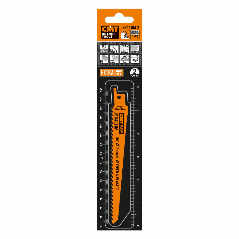 Säbelsägeblatt 150mm HM für Beton - 2er-Pack