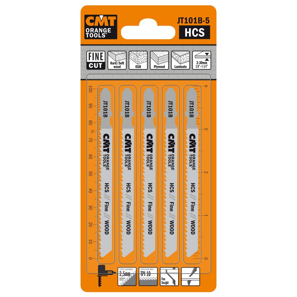 Stichsägeblatt 75mm 5er-Pack HCS Fein