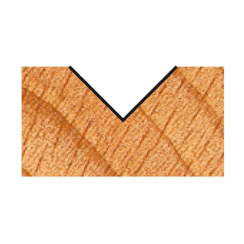 Schriftfräser 11mm x 14mm | 60° | 8mm Schaft | Z2 Contractor
