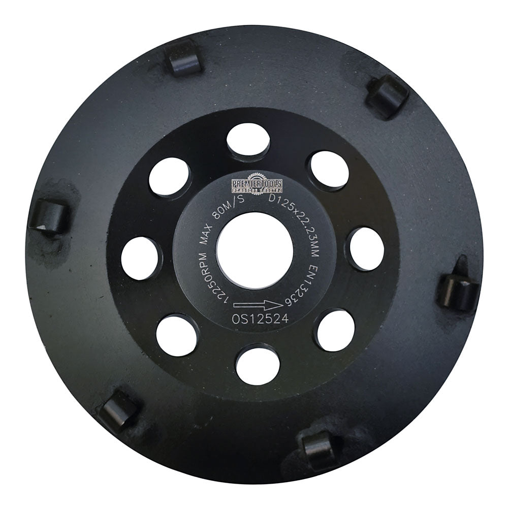 Topfschleifer 125 x 22,2 mm - Für Beton - Z6