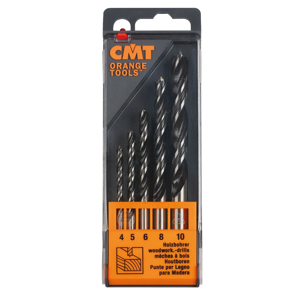 Bohrer-Set 4-5-6-7-8-10mm | 5-teilig | Werkzeugstahl