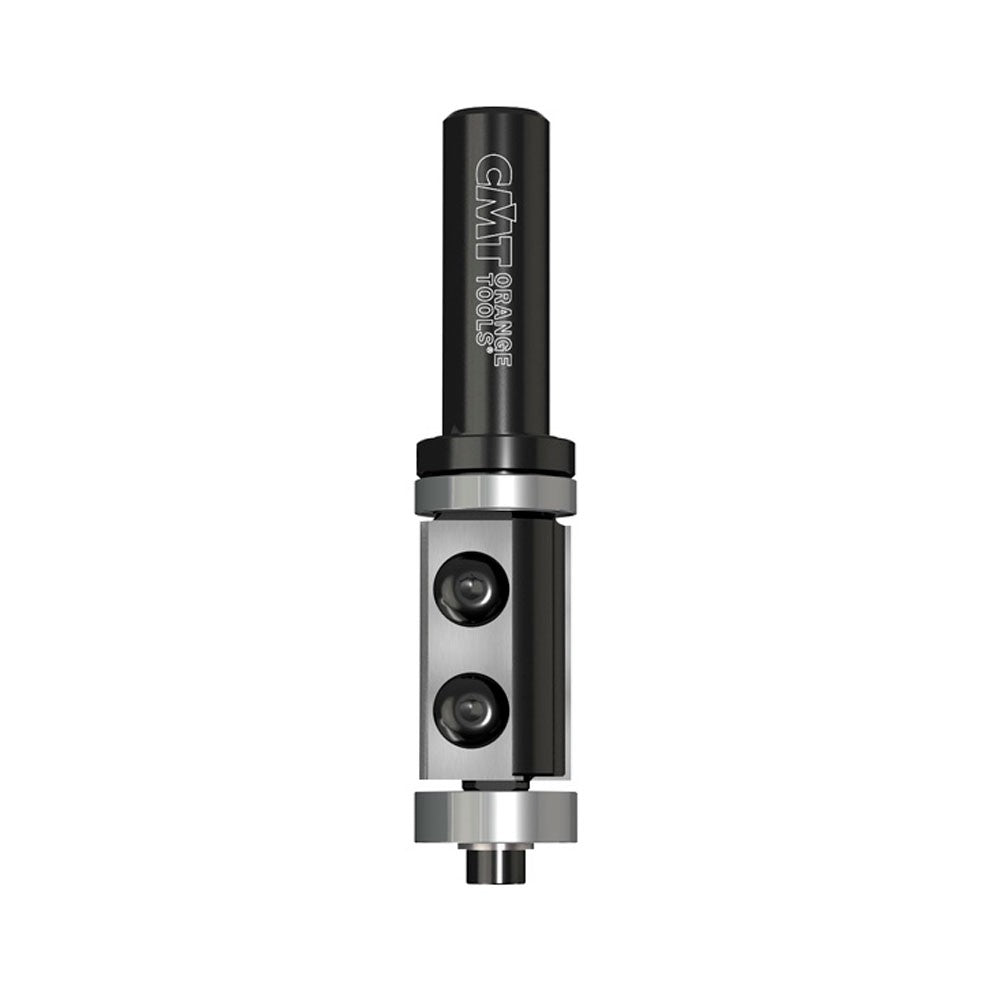 Bündigfräser mit Wendeplatten 19 mm x 60 mm | 12 mm Schaft | Z2 mit Anlaufkugellager