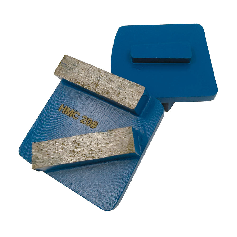 Schleifsegment HMC DIA Körnung 20 - BLAU - Für mittelharten Beton - Für Scanmaskin