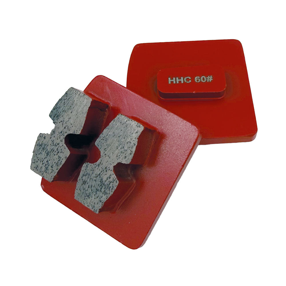 Schleifsegment HHC DIA Körnung 60 - ROT - Für harten Beton - Für Husqvarna