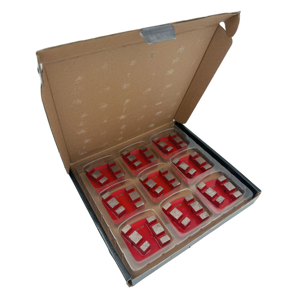 Schleifsegment HHC DIA Körnung 120 - ROT - Für harten Beton - Für Scanmaskin