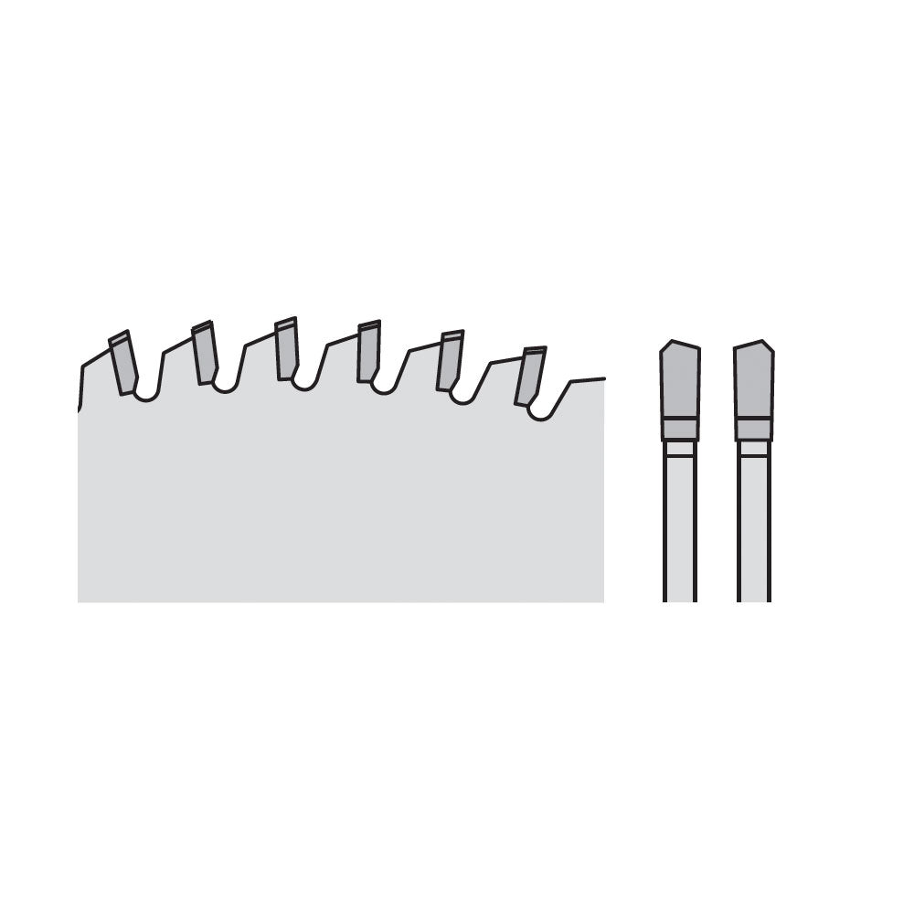 Sägeblatt für Kunststoff 300mm x 2,8mm x 30mm Z96 TW