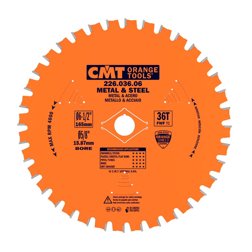 Sägeblatt 165mm x 1,5mm x 15,87mm Z36 Dry Cut
