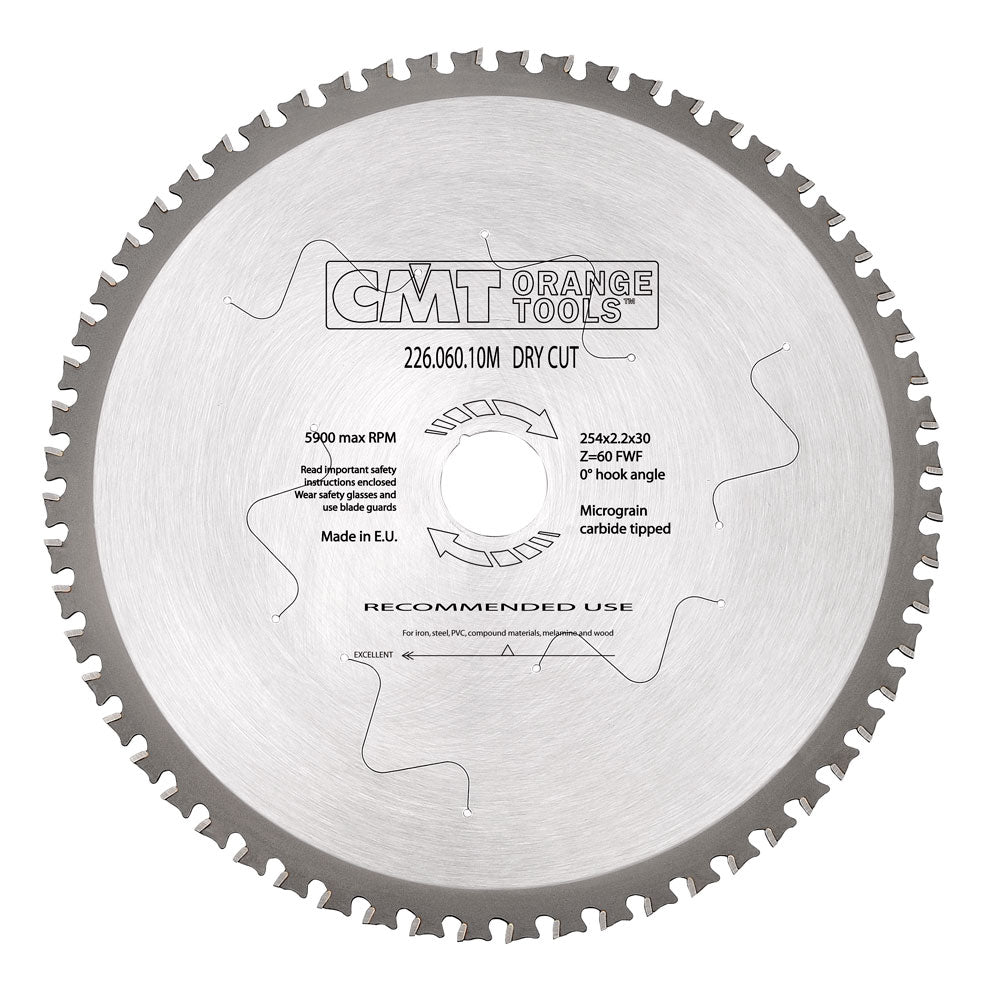 Sägeblatt 355mm x 2,2mm x 25,4mm Z72 Trockenschnitt