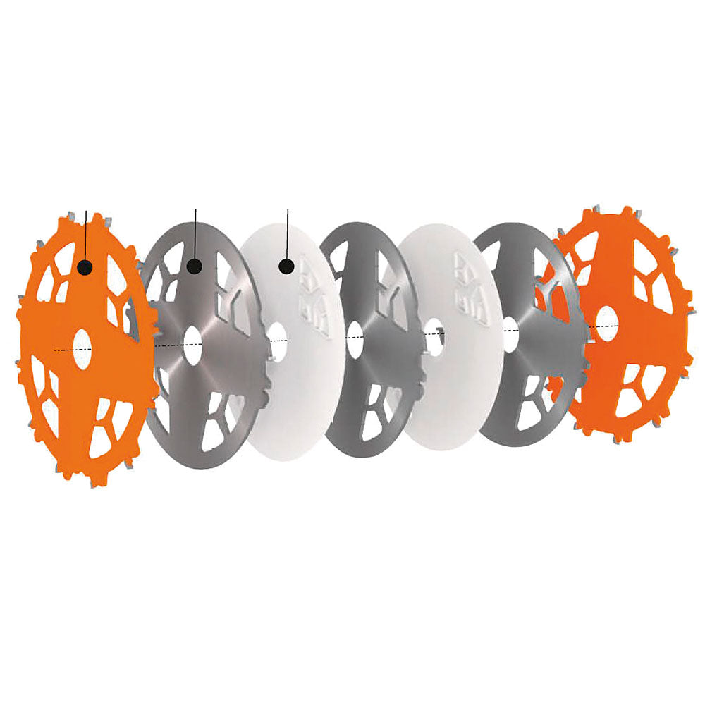 DADO Sägeblatt Gesperrt Pro 203mm x 6-20mm x 15,87mm Z12