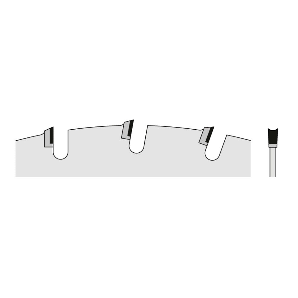 Sägeblatt PKD All-Round 250mm x 2,5mm x 30mm Z36