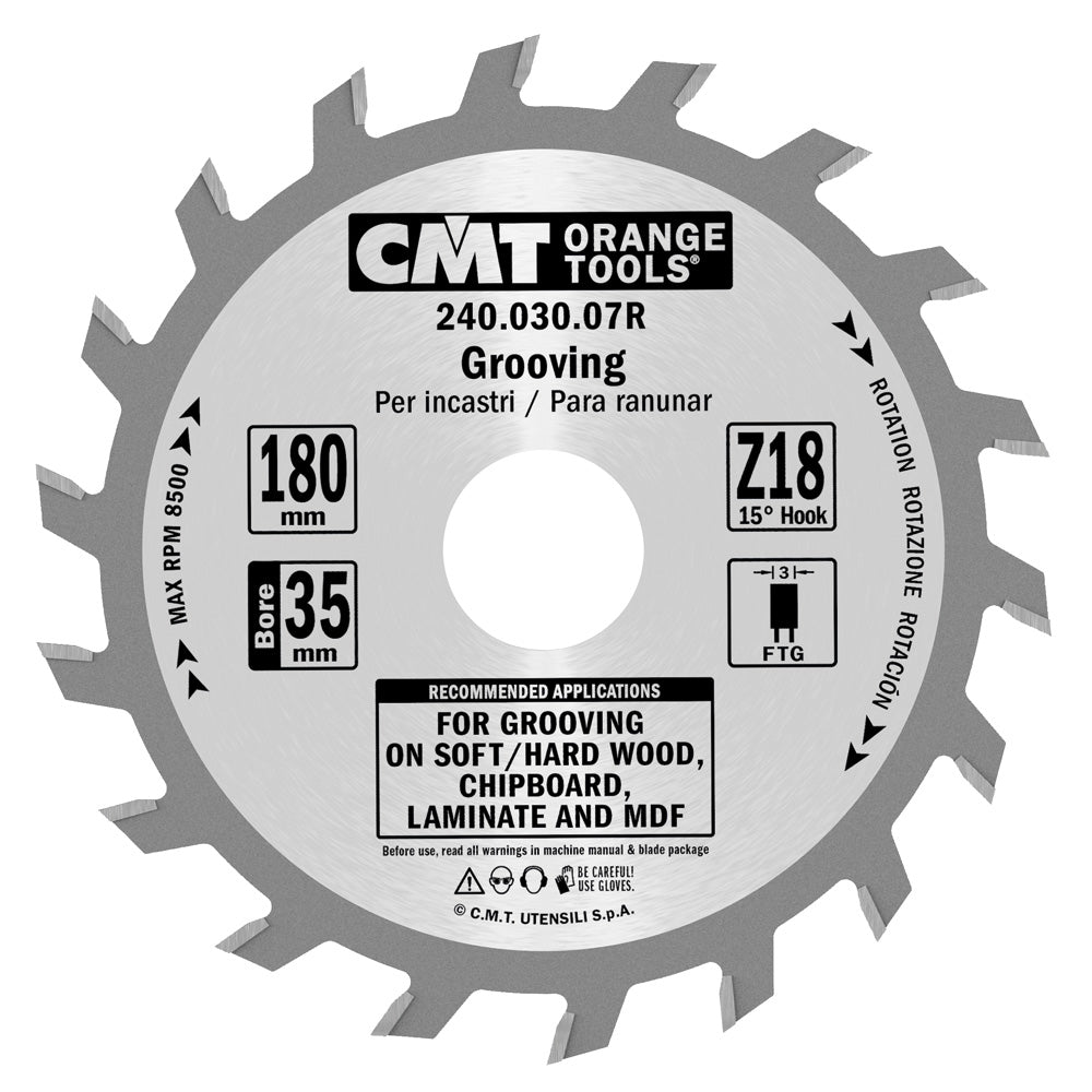 Nutfräser 180mm x 3,0mm x 30mm Z18F