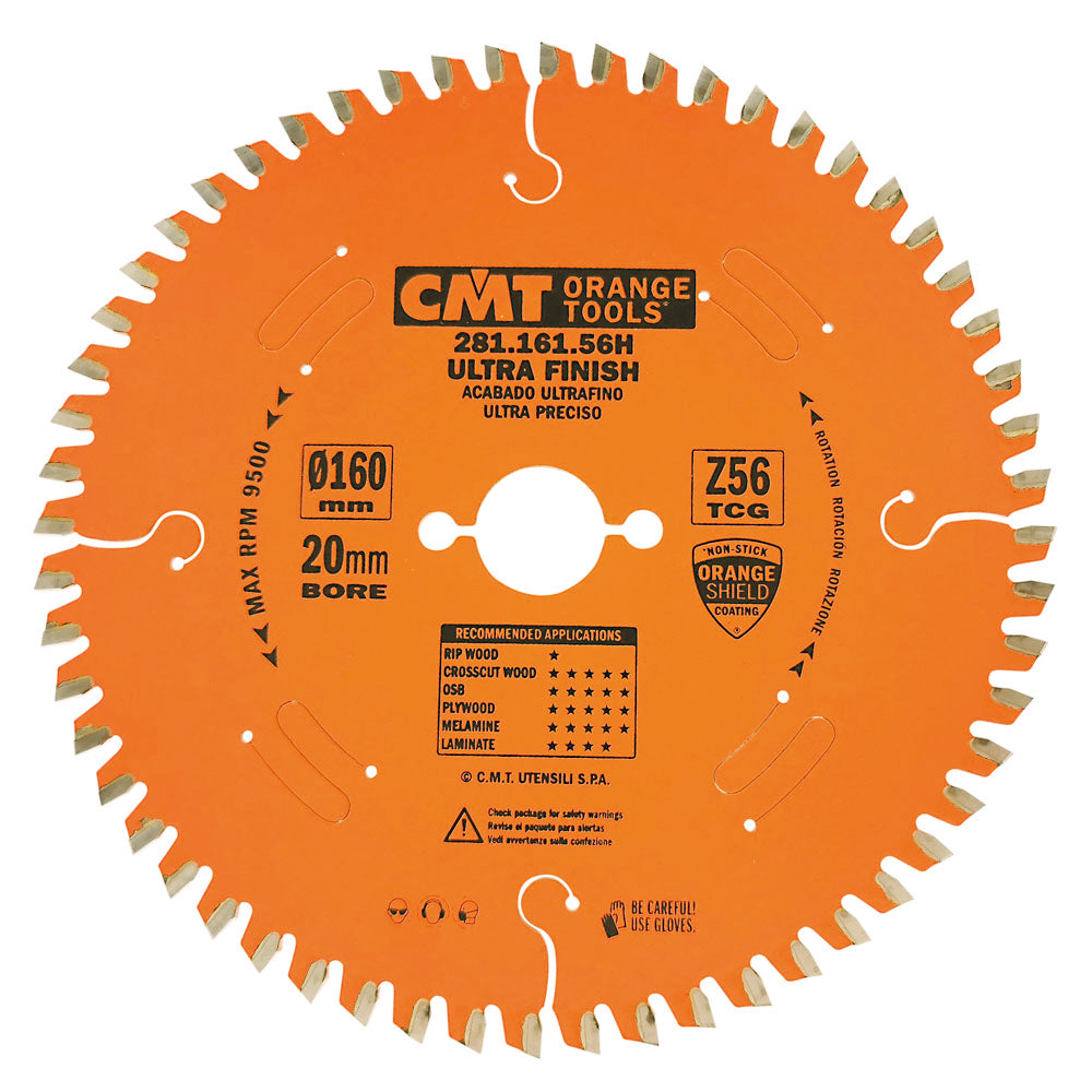 Sägeblatt 160mm x 2,2mm x 20mm Z56 TF Neg