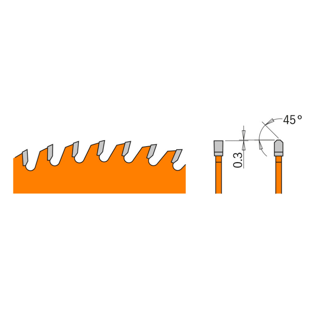 Sägeblatt 190mm x 2,6mm x 30mm Z30 TF