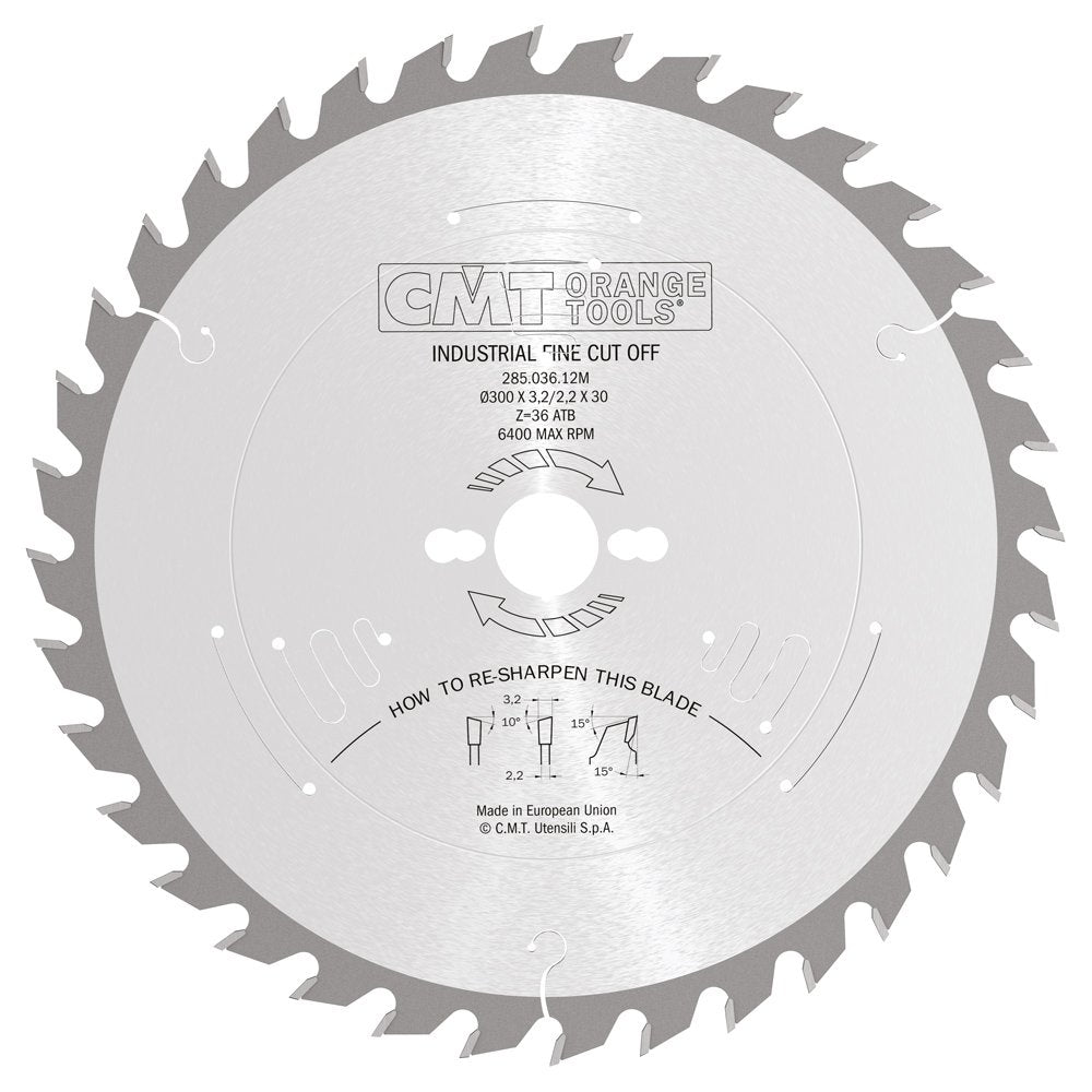 Sägeblatt 300mm x 3,2mm x 30mm Z36 UW