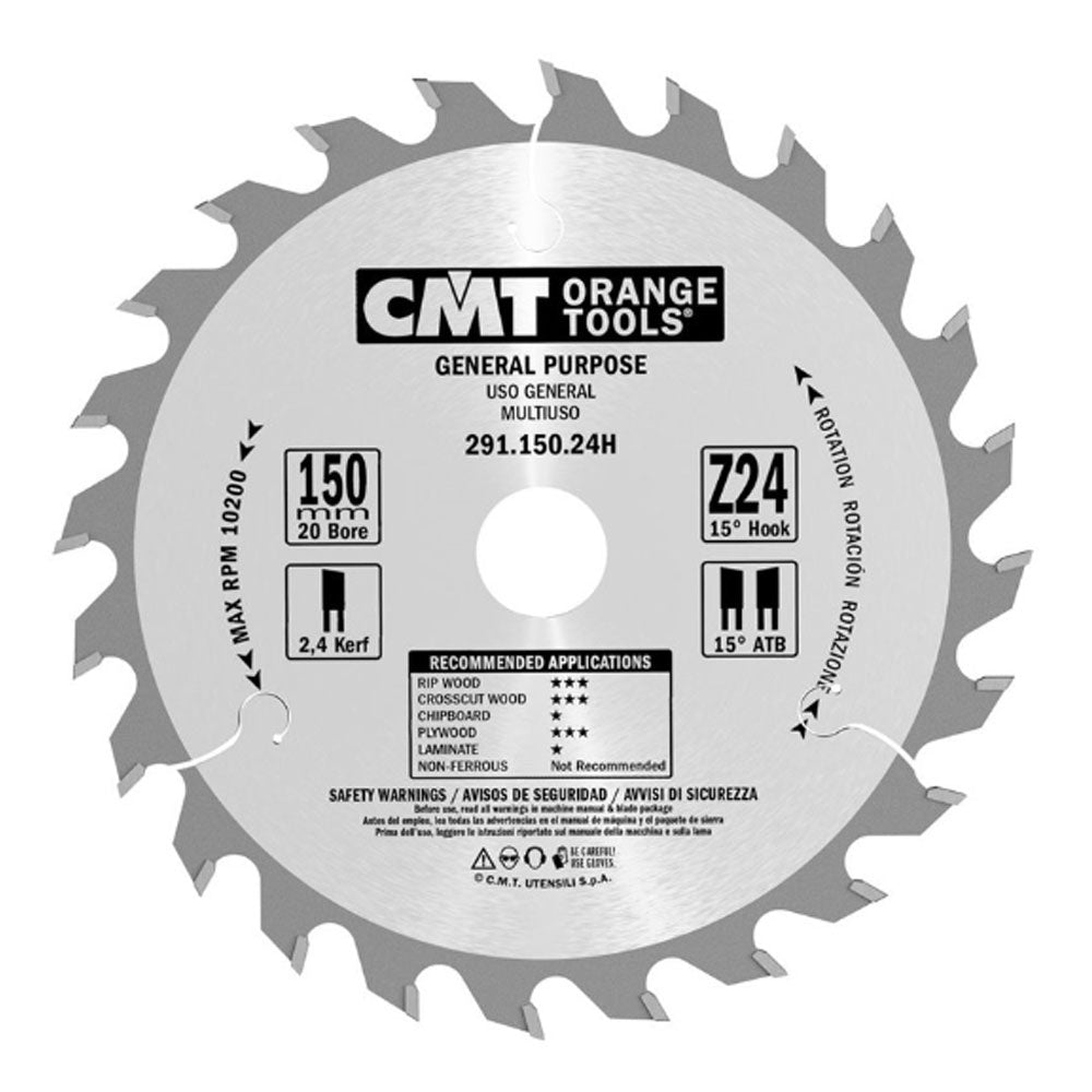 Sägeblatt 140mm x 2,4mm x 20mm Z20 W