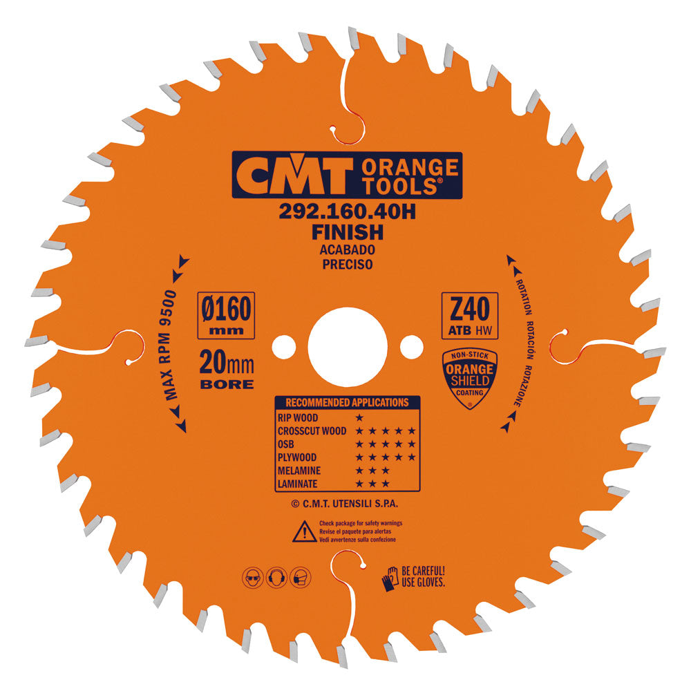 Sägeblatt 160mm x 2,2mm x 20mm Z40 W