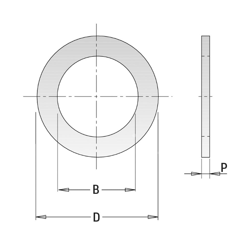 Reduzierring 30mm x 1,4mm x 25mm