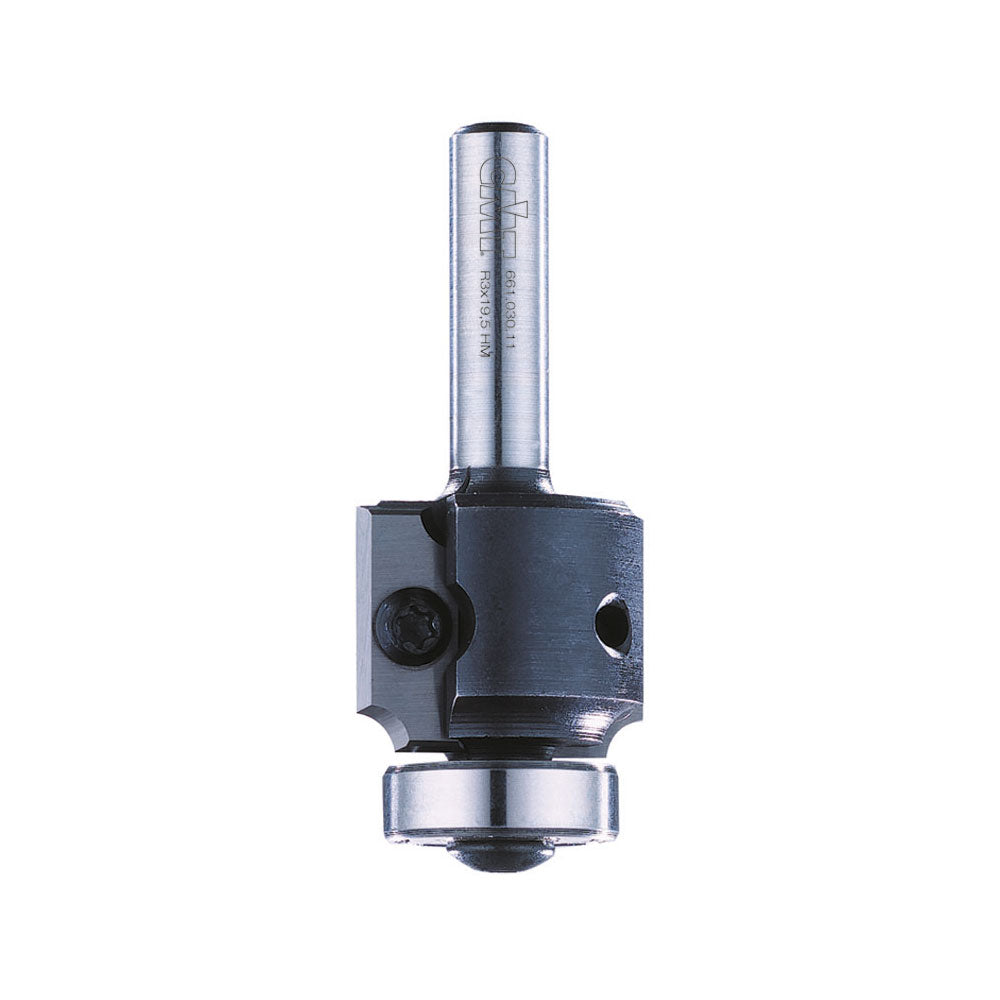 Abrundfräser 6,35mm Radius | mit Wendemesser | 8mm Schaft
