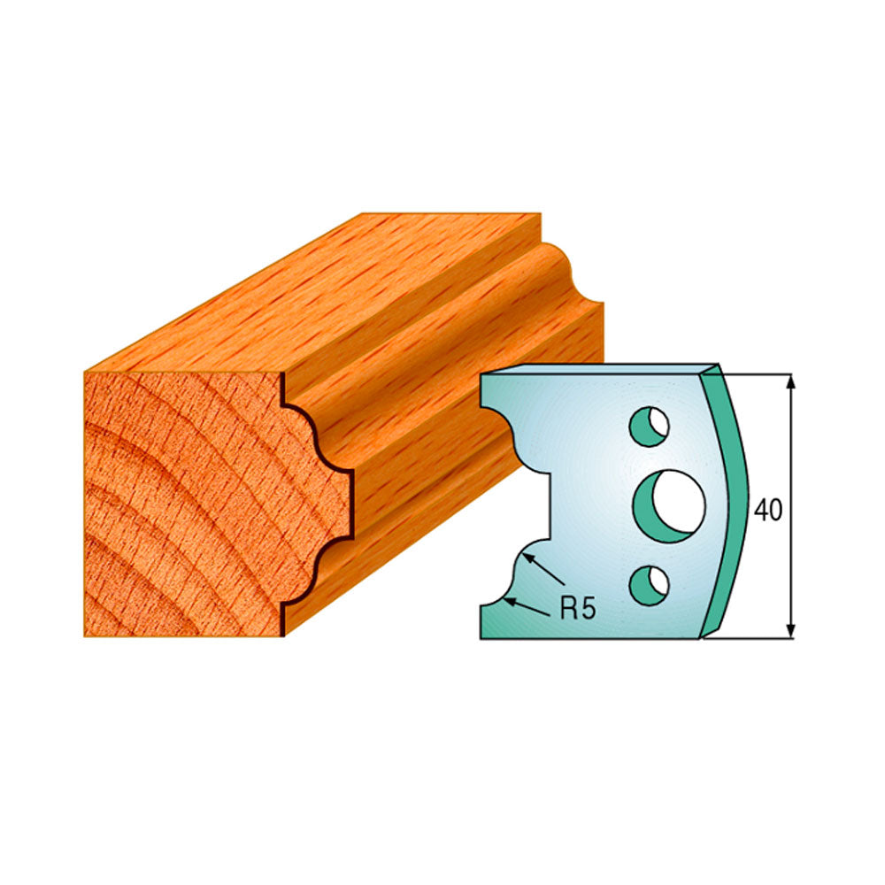 Profilmesser-Set 40mm Profil 25
