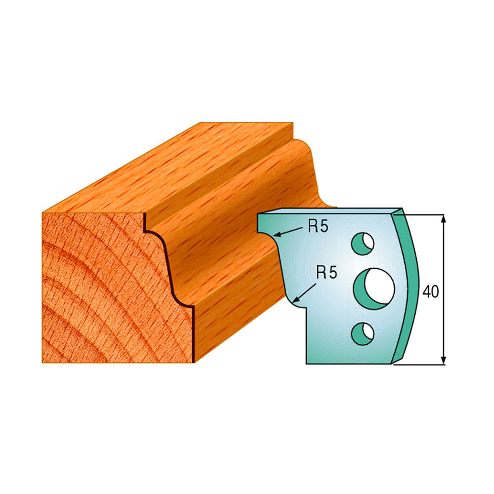 Profilmessersatz 40mm Profil 31