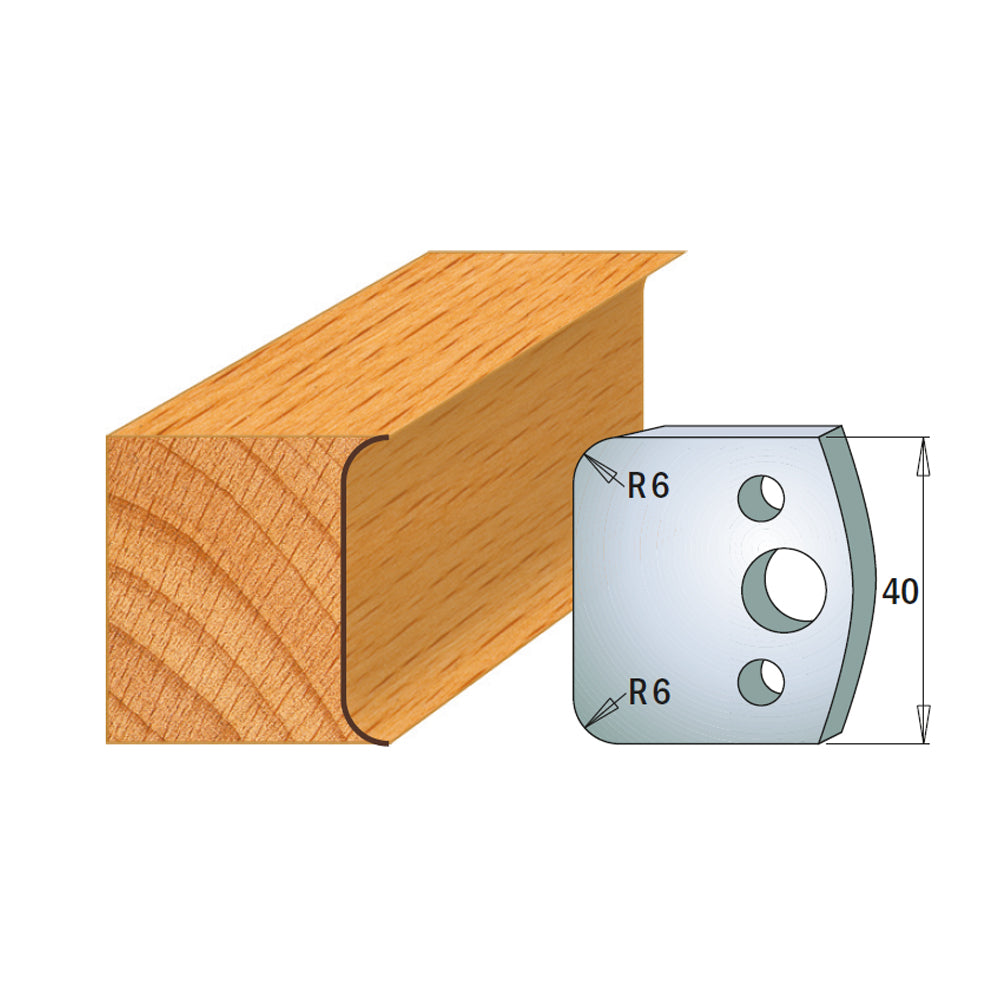 Profilmessersatz 40mm Profil 69