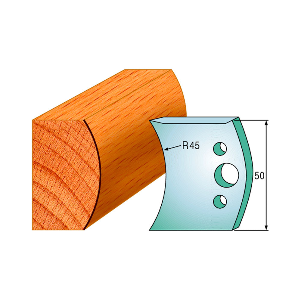 Profilmessersatz 50mm Profil 556