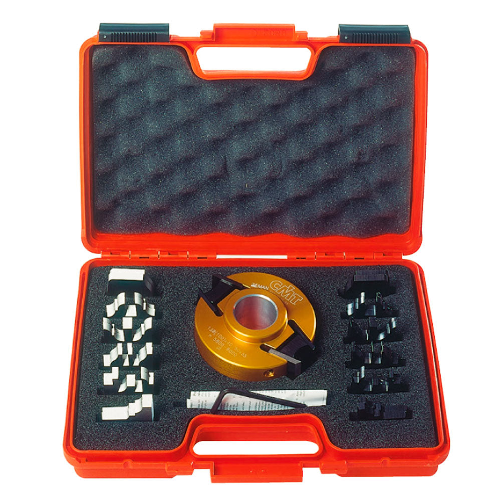 Mehrprofilsatz mit 7 Profilmessersätzen und 7 Sicherheitsmessersätzen D100x40x30mm Z2 A