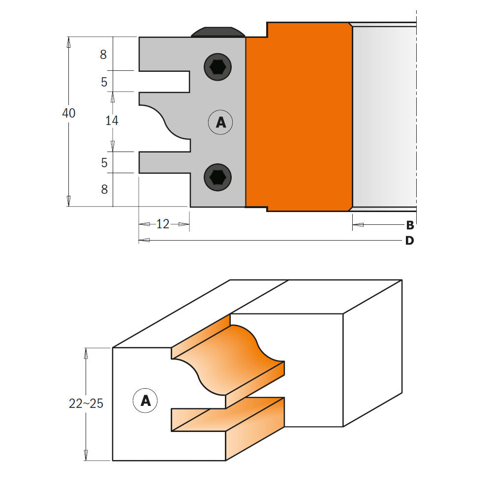 Profilsatz D120x30 Z2
