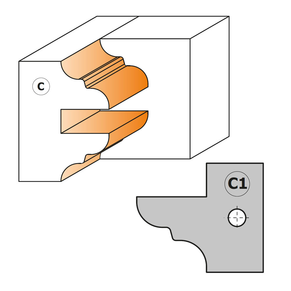 Profileinlage für Profilsatz 694.015 (C1) 2 St.