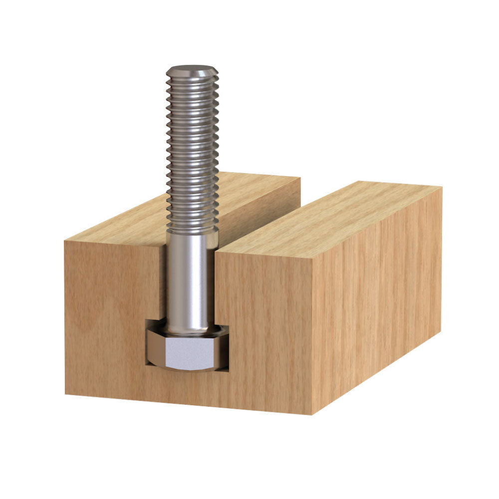 T-Nutfräser 17,5mm x 16,5mm | Schaft 8mm