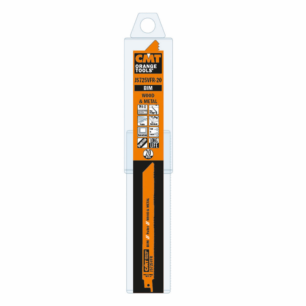 Säbelsägeblatt 200mm BIM zum Palettenschneiden - 20er-Pack