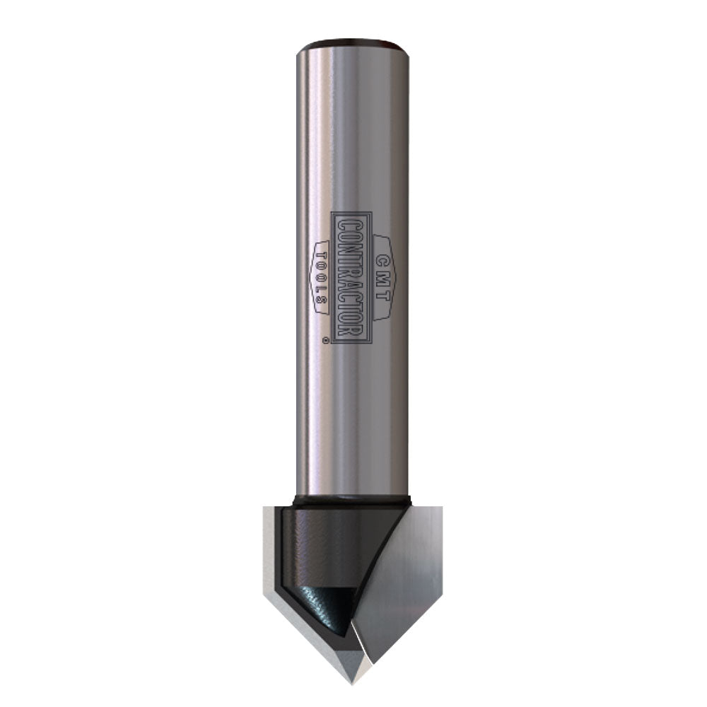 V-Nutenfräser 31,8mm x 20mm | 90° | 8mm Schaft Contractor