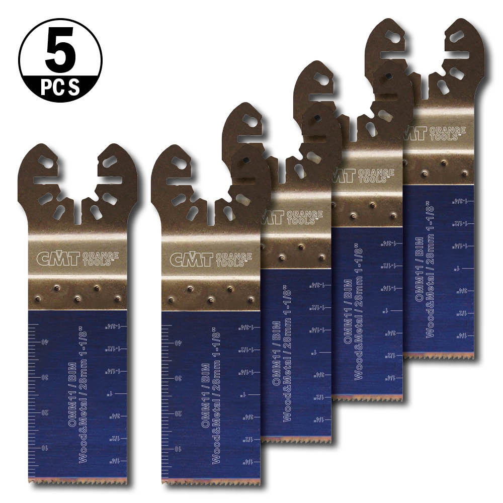 Multischneideblatt 28x48mm Holz und Metall - 5 Stk.