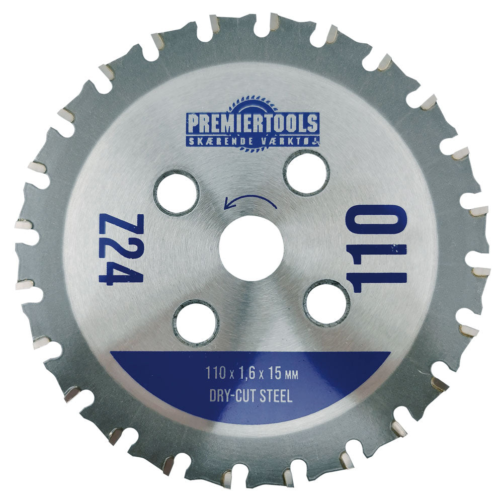 Sägeblatt 110mm x 1,6mm x 15mm Z24 Trockenschnitt