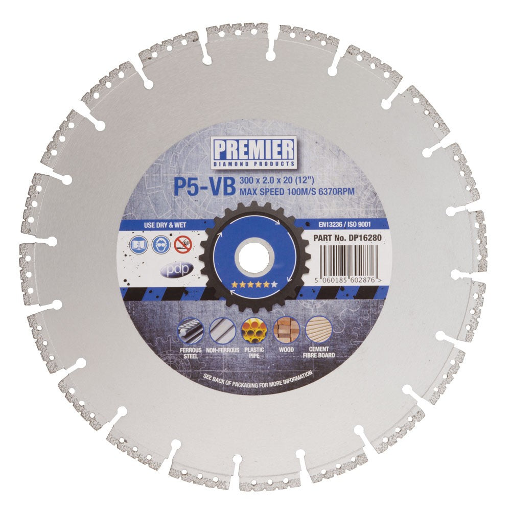 Diamanttrennscheiben 300mm x 3,0mm x 25,4mm - Mauerwerk - Allround