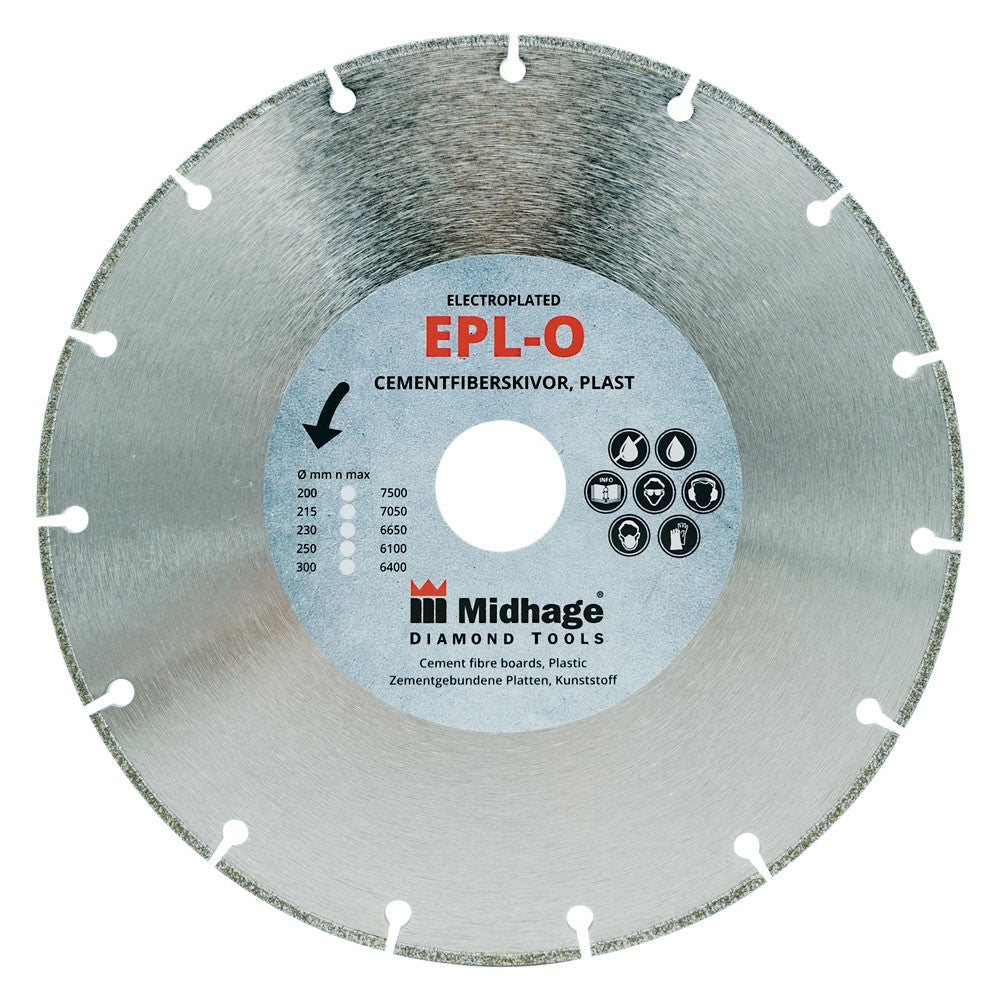 Säge - Diamantscheibe EPL-O 215mm x 2,8mm x 30mm